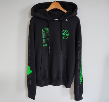 Off White L Black Archshape Hoodie OMBB034R20E30006 137583474