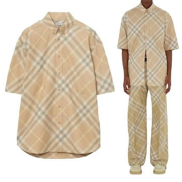 BURBERRY Karierte Kurzarmhemd 8082478 137623417