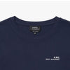 APC Dunkelblaues Kurzarm-T-Shirt 144730719 [P]