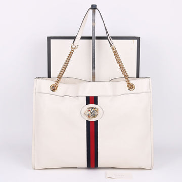 GUCCI ラザ タイガーヘッド ホワイト ショルダーバッグ 537219 137650579