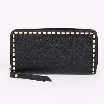 LOUIS VUITTON Empreinte Stich Schwarz Reißverschluss Geldbörse 4197 137650878