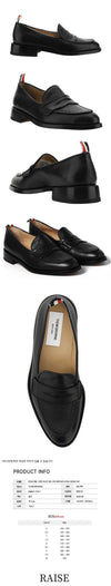 Thom Browne Pebble Grain Varsity Penny Loafer 23SS stamp: MFL076A 05584 001 48463568 [P]