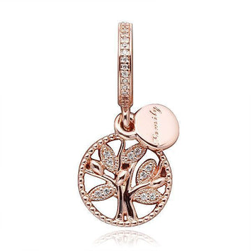 Pandora Sparkling Family Tree Double Pendant and Dangle Charm 144702446
