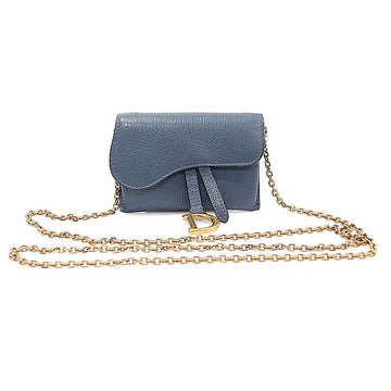 DIOR Dunkel Denim Ziegenleder Saddle Nano Chain Crossbody Tasche EP42146CD 137863735