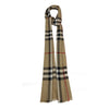 Burberry Checked Wool Silk Scarf Beige 8078779 127469724 [P]