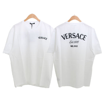 Versace Embroidered Logo T-Shirt White 1013302 1A09865 1W010 137919298