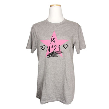 NO. 21 N21 メランジグレー スター Tシャツ 44 55 137922477