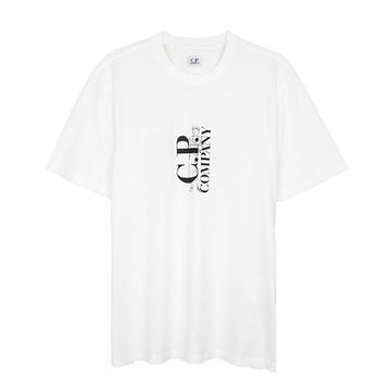CP COMPANY Kurzarm-T-Shirt für Herren weiß 18CMTS138A 005100W 103 137985031