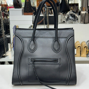 CELINE Phantom Luggage Bag Tote Schwarz 138033834