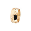 GUCCI 804329 イエローゴールド アイコン GG ワイド リング 10号 34996 138076087 [P]