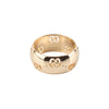 GUCCI 804329 イエローゴールド アイコン GG ワイド リング 10号 34996 138076087 [P]