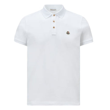 MONCLER モンクレール ロゴ ワッペン PK 半袖Tシャツ ホワイト 8A00030 84556 001 138161838