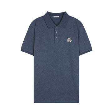 Moncler Logo Patch Polo T-Shirt Blue 8A00026 89A16 794 138162148