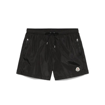 Moncler Logo Patch Swim Shorts Black 2C00016 5985M 999 138162181