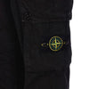 Stone Island Woven Patch Straight Slim Cargo Pants Black V0129 3100303 138165789 [P]