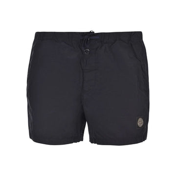 STONE ISLAND Logo-Patch Nylon Schwimmshorts Navy B100006 S0043 V0020 138165957