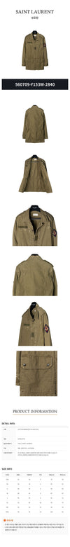 SAINT LAURENT ミリタリージャケット 28906231 [P]