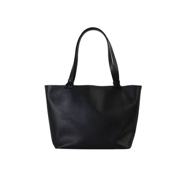 MIADAMA Terrassen Leder Shopper Tasche Schwarz 138166114
