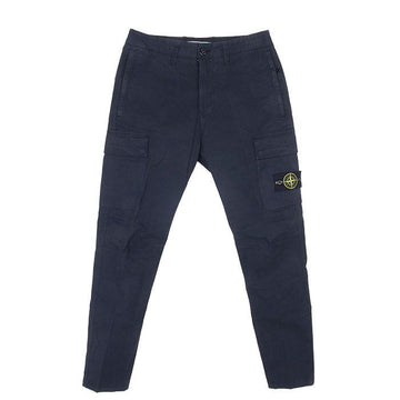 STONE ISLAND テーパードフィットカーゴパンツ ネイビー V0020 138170795