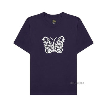 NEEDLES EGGPLANT SS25 Herren Kurzarm T-Shirt 138172668
