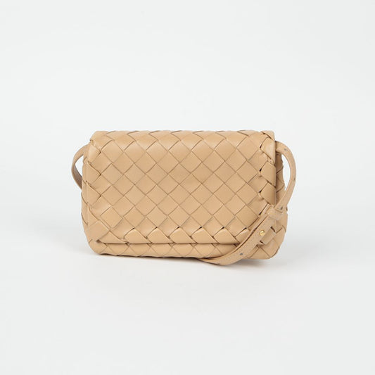 BOTTEGA VENETA Flap Mini Schulter Crossbody Tasche 609412 137986460 [P]