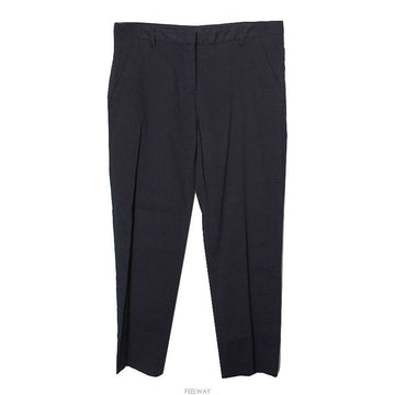 Theory Black Linen Blend Cigarette Pants 66 77 138224558