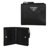 PRADA 2ML049 QHH F0002 Dreiecklogo Saffiano Reißverschluss-Münzbörse 106674648 [P]