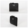 PRADA 2ML049 QHH F0002 Dreiecklogo Saffiano Reißverschluss-Münzbörse 106674648 [P]