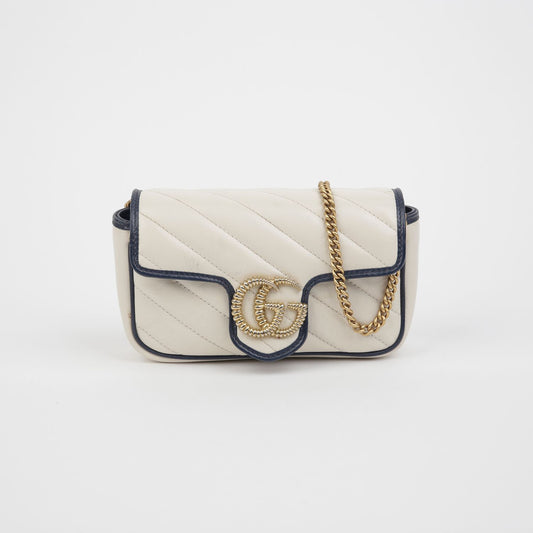 Gucci GG Marmont Super Mini Shoulder Crossbody Bag 574969 143571604 [P]