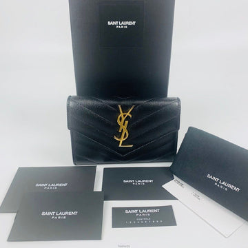 Saint Laurent Matelassé Mono Mini Wallet 414404 138266756