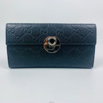 Gucci Silver Logo Shima Women’s Long Wallet 231835 138266795