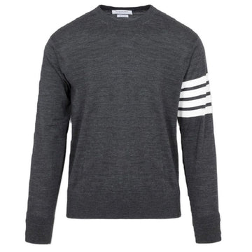 THOM BROWNE クラシック クルーネック プルオーバー ニット Y1014 022 48463514