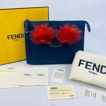 Fendi 8M0362 Lambskin Mini Pouch Crossbody Bag 138273854