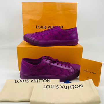 LOUIS VUITTON ディープパープル メンズスニーカー 9 1/2 GO0139 138274764