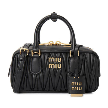 MIU MIU Arcadia Matelassé Women’s Tote Bag 5BB142 AN88 F0002 OON 138274861 [P]