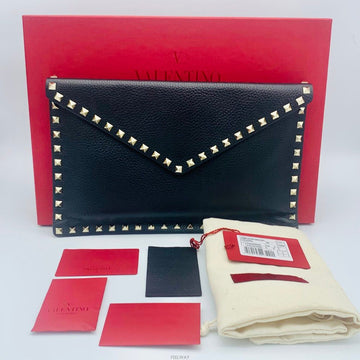 VALENTINO Rockstud Envelope Clutch 30*19 138275012