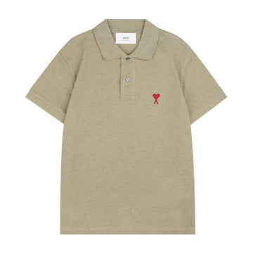AMI Herzlogo Damen Kurzarm-Polo T-Shirt UPL001 760 366 138288730