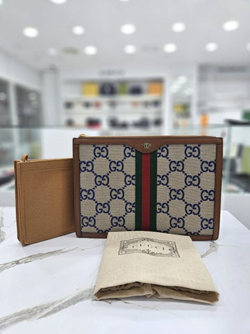 Gucci GG Supreme Canvas Ophidia Clutch 523359 138301881