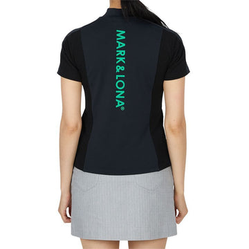 MARK & LONA ゴルフウェア レディース 半袖Tシャツ MLW 5A AA05 ブラック 138213413