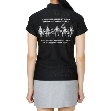 Mark & Lona Golf Apparel Women's Short Sleeve T-Shirt MLW 5A AA03 BLACK 138213405