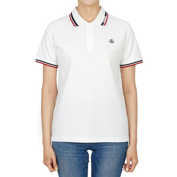 Moncler Kids Polo Short Sleeve T-Shirt 8A00012 89ALK 034 12A14A 137985173