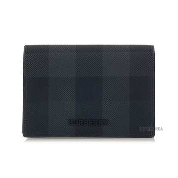 BURBERRY MS FLINT BRT A1208 SS25 Herren Checkleder Faltkarte 138308864