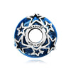 Pandora Galaxy Blue & Star Murano Silver Charm 144702283 [P]