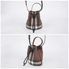BURBERRY ジャイアントチェックミニドローストリングバケットバッグ 8112238 138334163 [P]