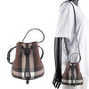 BURBERRY ジャイアントチェックミニドローストリングバケットバッグ 8112238 138334163 [P]