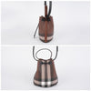 BURBERRY ジャイアントチェックミニドローストリングバケットバッグ 8112238 138334163 [P]