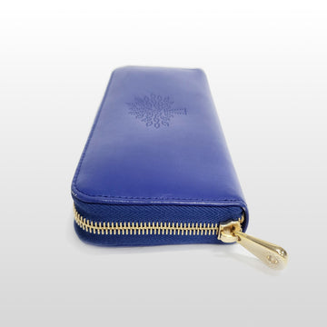 MULBERRY RL3983 ブラッサム ナッパブルー 長財布 138360219