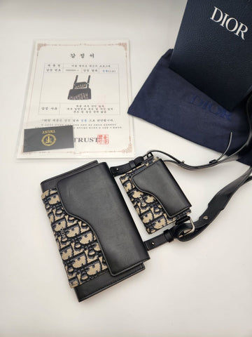Dior Oblique Elite Pouch Bag (2GACA) Condition A+ 138361879