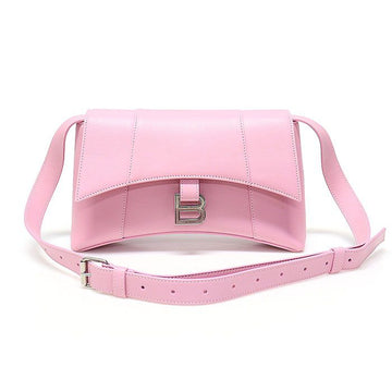 BALENCIAGA 671355 キャンディピンク サプリ カーフスキン アワーグラス ダウンタウン XS スモール ショルダーバッグ 138361935