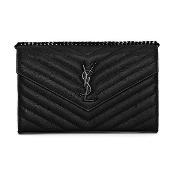 SAINT LAURENT 377828 BOW08 1000 Schultertasche Damen 33301566